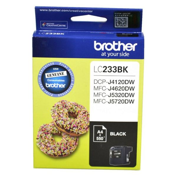 Picture of Brother LC-233 Black Ink Cartridge