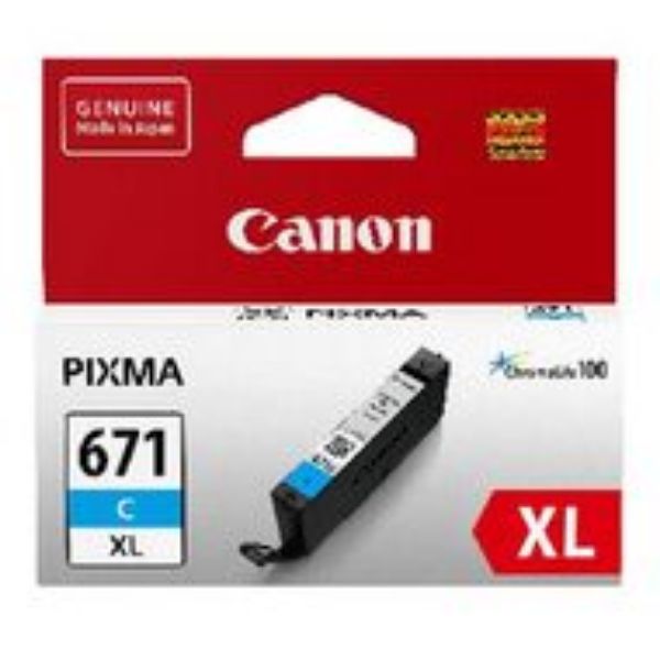 Picture of Canon CLI671XL Cyan Ink Cartridge