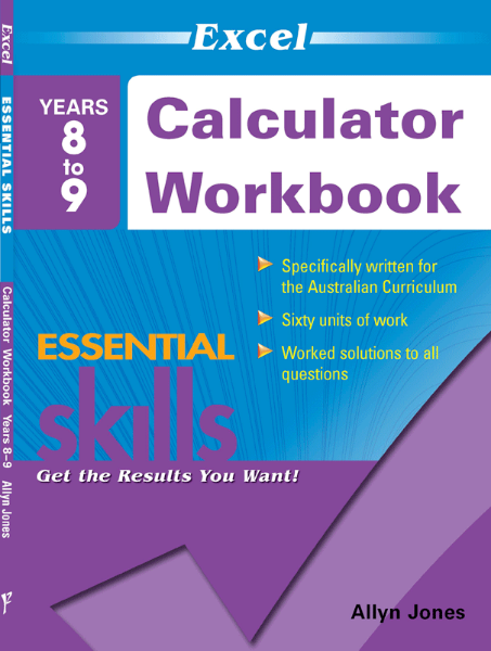 Picture of Excel Essential Skills - Calculator Workbook Years 8-9