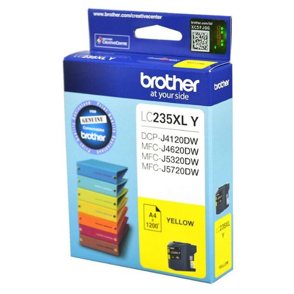 Picture of Brother LC-235XL Yellow Ink Cartridge