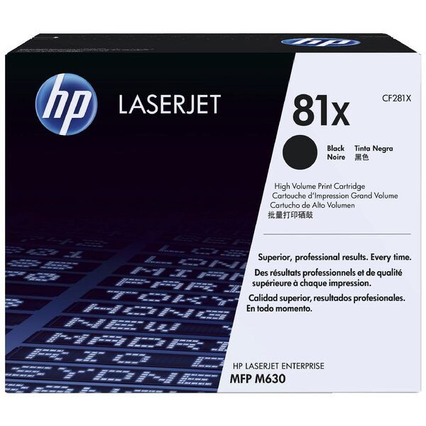 Picture of HP # 81X Black Toner Cartridge