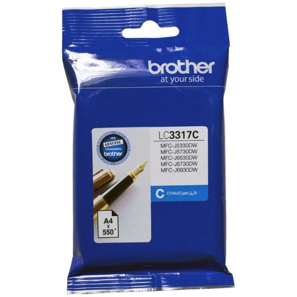 Picture of Brother LC3317 Cyan Ink Cartridge