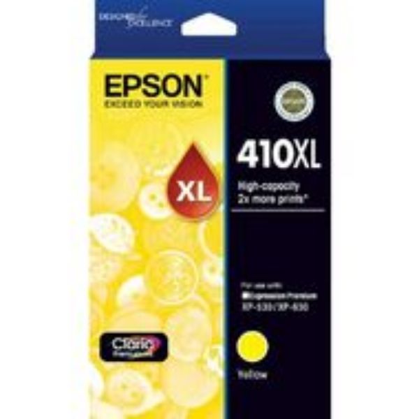 Picture of Epson 410 High Yield Yellow Ink Cartridge