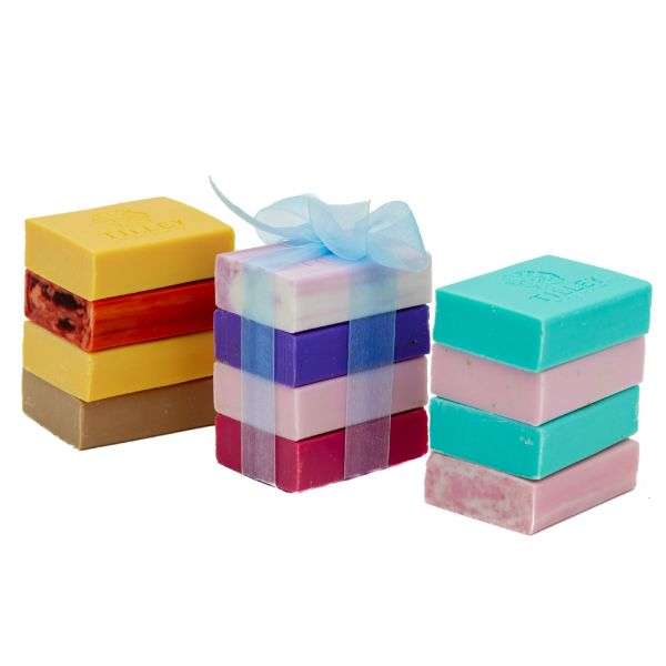 Picture of Tilley Soaps - Pack of 4 assorted rough cut  Tilley Soaps