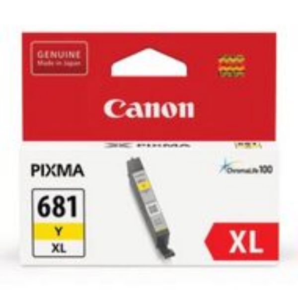 Picture of Canon CLI681XL Yellow Ink Cartridge