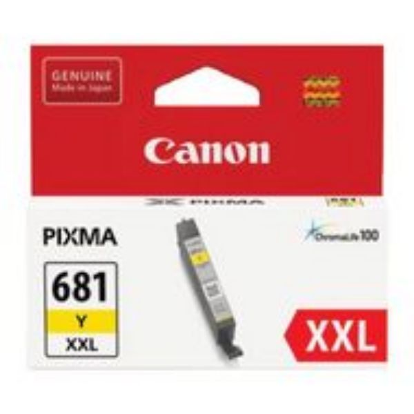 Picture of Canon CLI681XXL Yellow Ink Cartridge