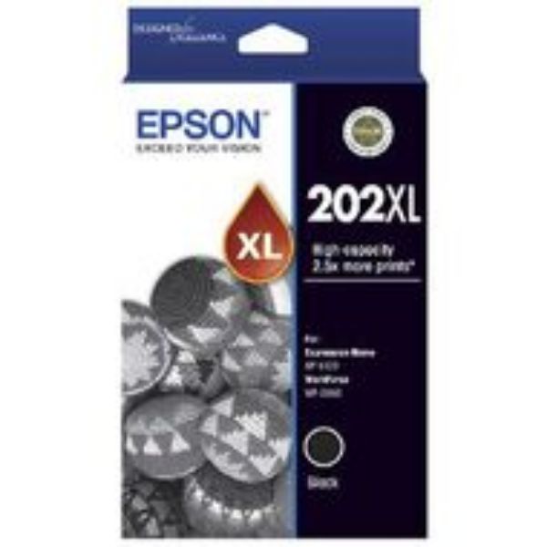 Picture of Epson 202 High Yield Black Ink Cartridge