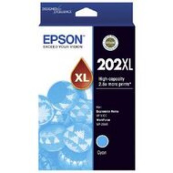 Picture of Epson 202 High Yield Cyan Ink Cartridge