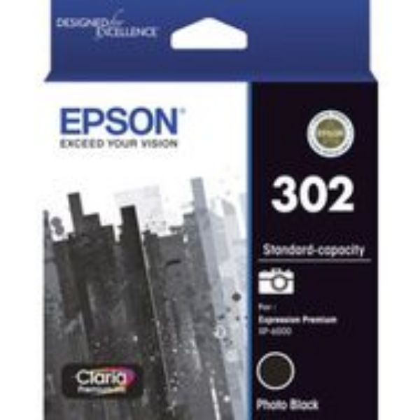 Picture of Epson 302 Photo Black Ink Cartridge