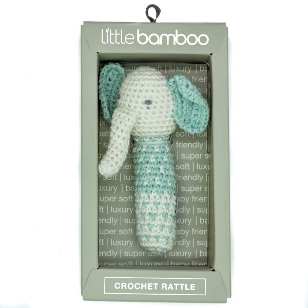 Picture of Crochet Rattle - Emerson the Elephant