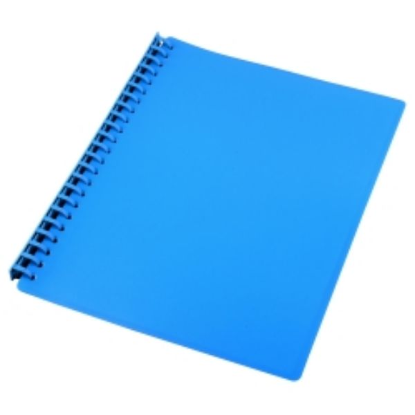 Picture of Display Book A4 20 Pages Refillable Blue