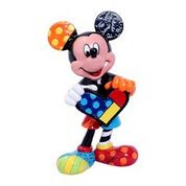 Picture of Britto Mini Disney Figurine Mickey Holding Heart 9cm