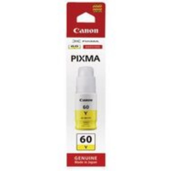 Picture of Canon GI60 Yellow Ink Bottle