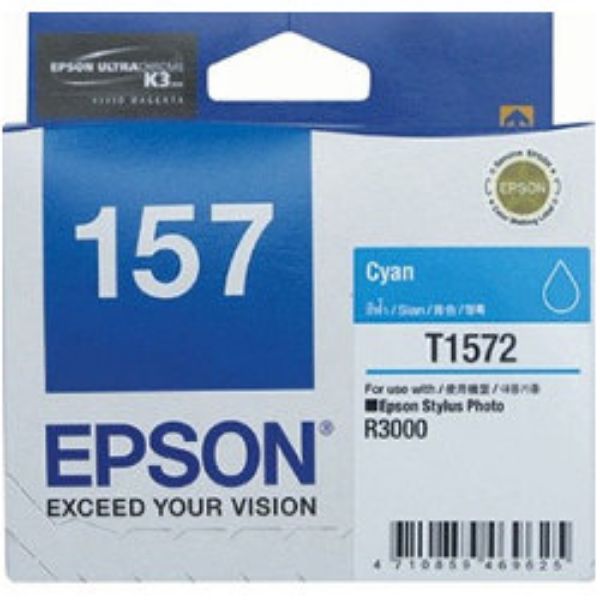 Picture of Epson T1572 Cyan Ink Cartridge -