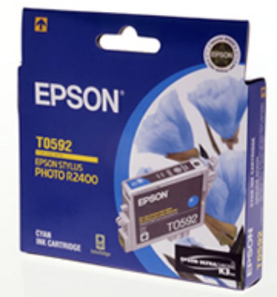 Picture of Epson T0592 Cyan Ink Cartridge