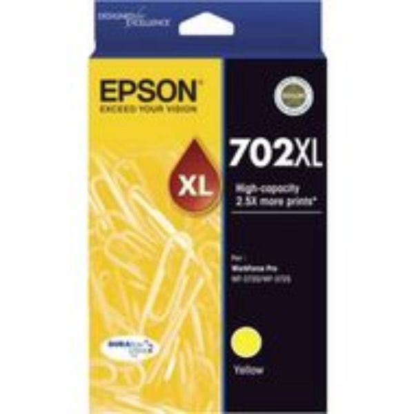 Picture of Epson 702 High Yield Yellow Ink Cartridge