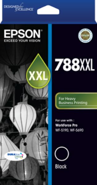 Picture of Epson 788XXL Black Ink Cartridge