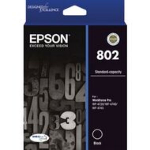 Picture of Epson 802 Black Ink Cartridge