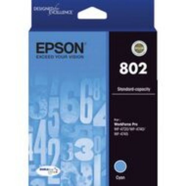 Picture of Epson 802 Cyan Ink Cartridge