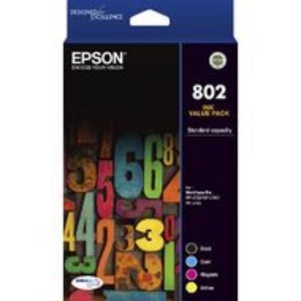 Picture of Epson 802 CMYK Colour Pack