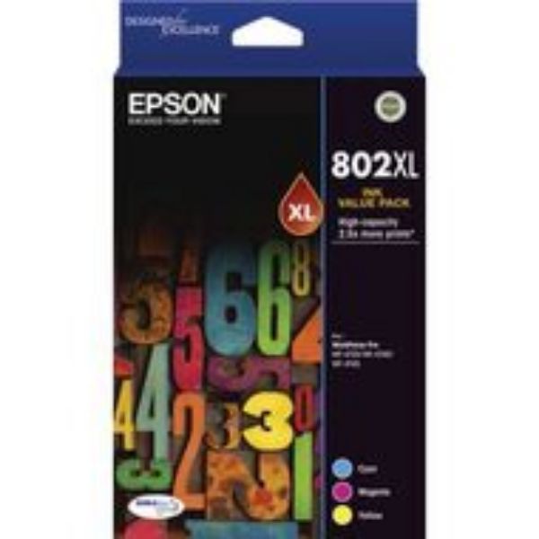 Picture of Epson 802 CMY XL Colour Pack