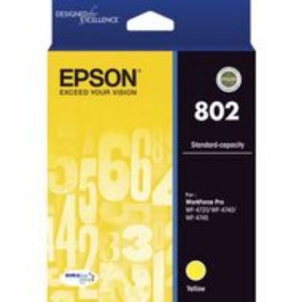 Picture of Epson 802 Yellow Ink Cartridge