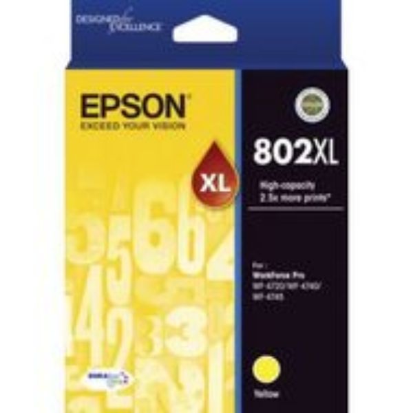 Picture of Epson 802 Yellow XL Ink Cartridge