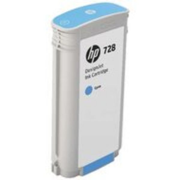 Picture of HP 728 130ml Cyan Ink Cartridge