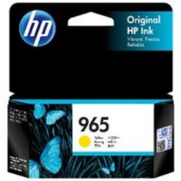 Picture of HP 965 Yellow Ink Cartridge