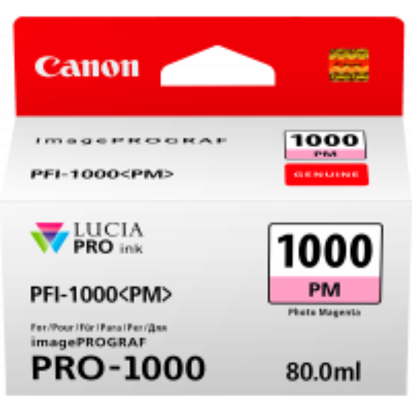 Picture of Canon PFI1000 Photo Magenta Ink Cartridge