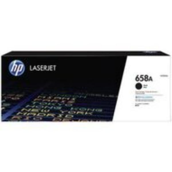 Picture of HP #658A Black Toner Cartridge W2000A