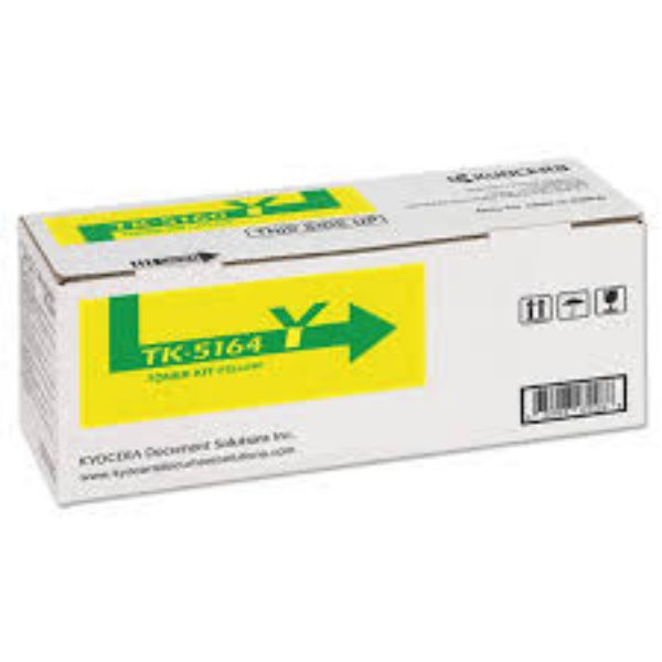 Picture of Kyocera TK-5164 Yellow Toner Cartridge