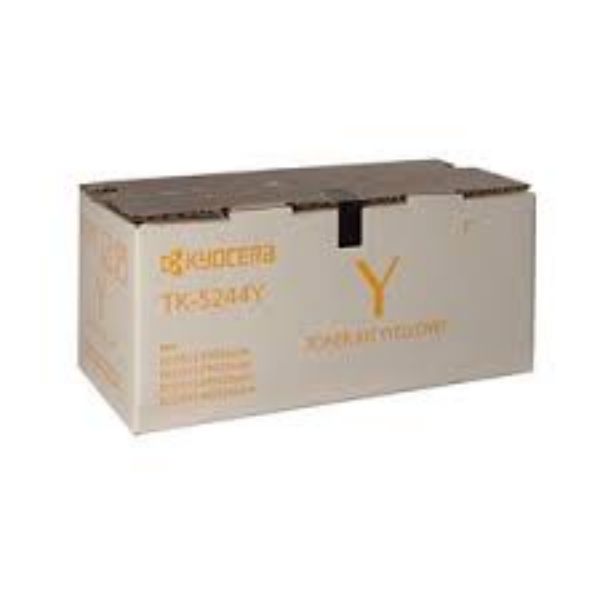 Picture of Kyocera TK-5244 Yellow Toner Cartridge