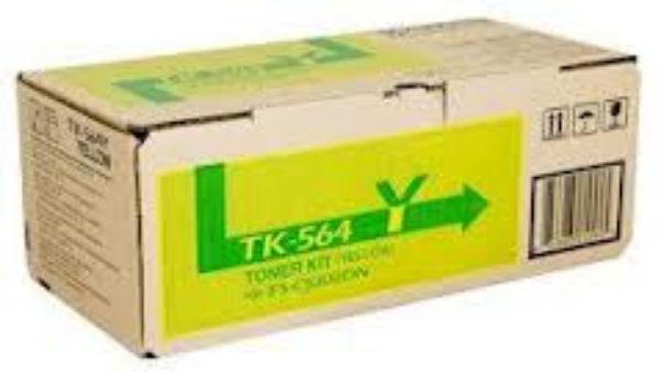 Picture of Kyocera TK-564 Yellow Toner Cartridge