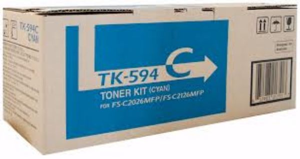 Picture of Kyocera TK-594 Cyan Toner Cartridge