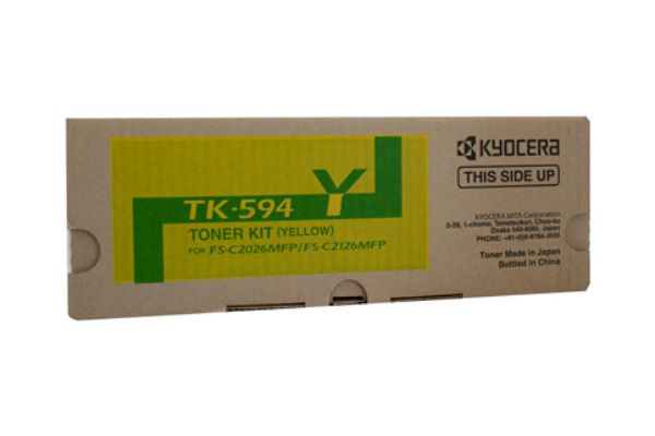 Picture of Kyocera TK-594 Yellow Toner Cartridge