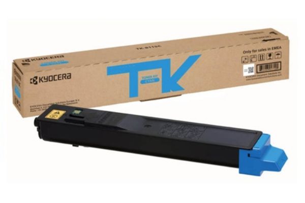 Picture of Kyocera TK-8119 Cyan Toner Cartridge