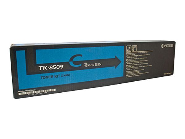 Picture of Kyocera TK-8509C Cyan Toner Cartridge