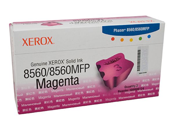 Picture of Xerox Phaser 8560 Magenta Ink Sticks - 3 Pack