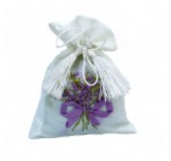 Picture of Filled Lavender Bag - White Bag