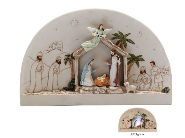 Picture of LED Dome Nativity