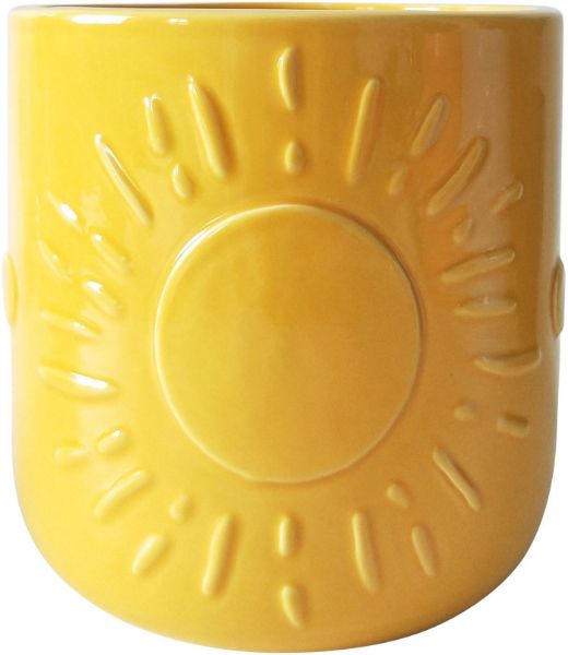 Picture of Elemental Sun Planter Yellow - Medium 14cm