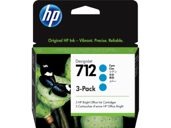 Picture of HP #712 29ml Cyan 3 Packet