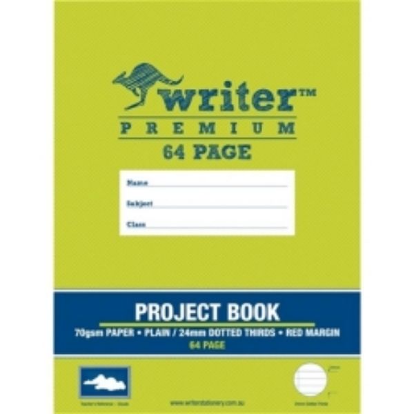 Picture of PROJECT BOOK WRITER PREMIUM 64PG PLAIN/24MM DOTTED THIRDS CLOUDS